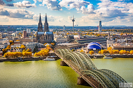 Фотообои Достопримечательности Берлина с высоты